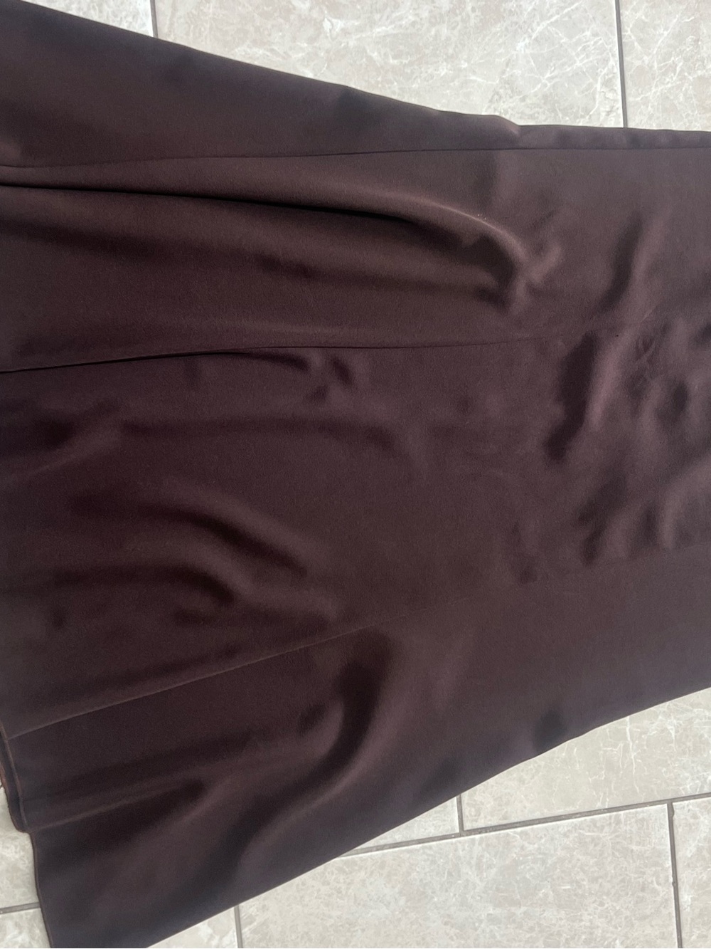 Classic Women's Dark Brown A-Line Skirt
